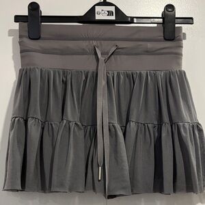 Gray Tiered Women's Skirt